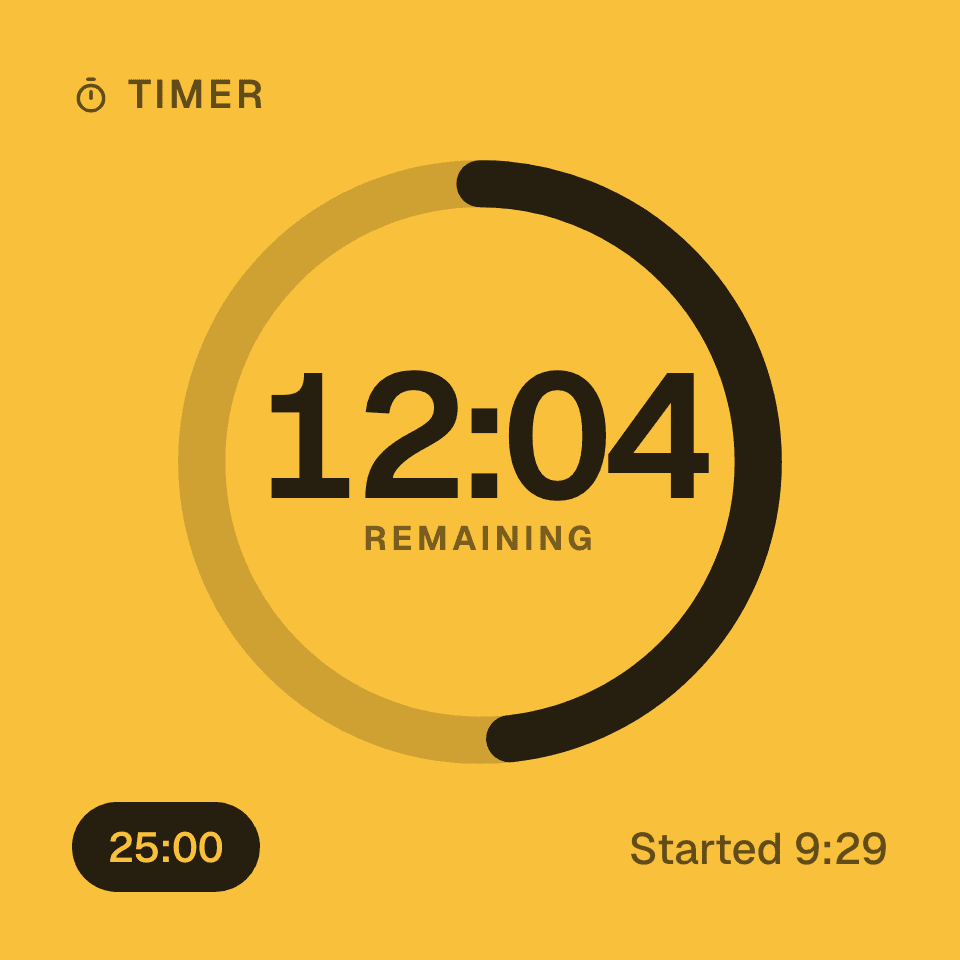 A ZephOS timer app